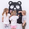 Černá samolepka na zeď tabule Panda 95 x 80 cm -fv-interier-25