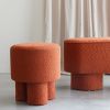 Oranžová bouclé stolička WLL MARCOS 44 cm -fv-interier-25