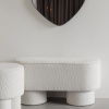 Bílá bouclé lavice WLL MARCOS 93 cm -fv-interier-25