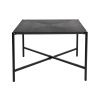 Černý lakovaný konferenční stolek WLL MARCIO 40 x 40 cm