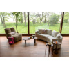 Hnědé čalouněné lounge křeslo DUTCHBONE HAMILTON -fv-interier-25