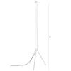 Béžová skleněná stojací lampa ZUIVER SCOTTY 156 cm