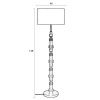 Oranžová stojací lampa ZUIVER TOTEM 148 cm