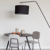 Černá kovová stojací lampa WLL MARTINE 224 cm -fv-interier-25