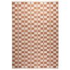 Oranžovo-béžový koberec ZUIVER CHECKER 160 x 230 cm