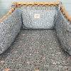 Růžový bavlněný mantinel do postýlky Blush Daisies 210 cm -fv-interier-25