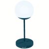 Modrá venkovní LED lampa Fermob MOOON! 63 cm