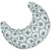 Modrý bavlněný kojicí polštář Denim Lions 62 cm