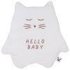 Bílý bavlněný muchláček Hello Baby 30 cm