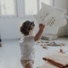 Mátově zelený bavlněný muchláček koťátko Hello Baby 30 cm -fv-interier-25