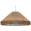 Jutové stínidlo Kave Home Pontos 45 cm