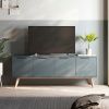 Zelený lakovaný TV stolek Marckeric Pisco II. 140 x 40 cm -fv-interier-25