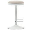 Béžová čalouněná barová židle Kave Home Zaib 63-84 cm