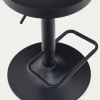 Černá čalouněná barová židle Kave Home Zaib 58-80 cm -fv-interier-25