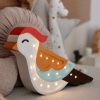 Borovicová dětská LED lampa Ptáček II. 38 cm -fv-interier-25