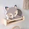 Šedá borovicová dětská LED lampa Liška 36 cm -fv-interier-25