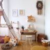Oranžová borovicová dětská LED lampa Liška 36 cm -fv-interier-25
