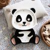 Černobílá dřevěná dětská LED lampa Panda 36 cm -fv-interier-25