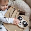 Béžová borovicová dětská LED lampa Lenochod 38 cm -fv-interier-25