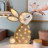 Béžová borovicová dětská LED lampa Králíček 38 cm -fv-interier-25