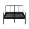 368717 4 cerna kovova postel sheldon 120 x 200 cm