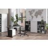 Set pěti bílo-šedých přídavných polic Pasadena -fv-interier-25