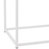 Dřevěný toaletní stolek J-line Zigtem 100 x 35 cm s bílou konstrukcí -fv-interier-25