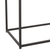 Dřevěný toaletní stolek J-line Zigtem 100 x 35 cm s černou konstrukcí -fv-interier-25