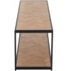 Dřevěný konferenční stolek J-line Zigtem 150 x 40 cm s černou konstrukcí -fv-interier-25
