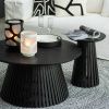 Černý dřevěný konferenční stolek J-line Vincenzo 80 cm -fv-interier-25