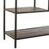 Tmavě hnědý dřevěný regál J-line Roni 119,5 x 30 cm -fv-interier-25