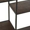 Tmavě hnědý dřevěný regál J-line Roni 119,5 x 30 cm -fv-interier-25