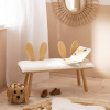 Dřevěná dětská lavice J-line Bunny 90 cm -fv-interier-25