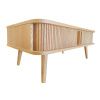 Dubový konferenční stolek Woodman Rove Tambour 107,5 x 58 cm