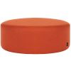 Oranžový vlněný puf Folk 70 cm