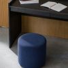 Tmavě modrý čalouněný puf Folk 40 cm -fv-interier-25