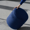 Tmavě modrý čalouněný puf Folk 40 cm -fv-interier-25