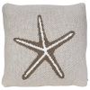 Šedý bavlněný dětský polštář Quax Starfish 30 x 30 cm