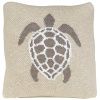 Béžový bavlněný dětský polštář Quax Turtle 30 x 30 cm