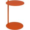 Oranžový kovový odkládací stolek Ande 40 cm