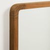 Hnědé teakové nástěnné zrcadlo Kave Home Shamel 70 x 45 cm -fv-interier-25