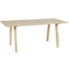 Set dvou přírodních dřevěných stolových podnoží O-Leg 79 x 10 cm