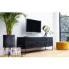 Černý jasanový TV stolek Frax 180 x 40 cm -fv-interier-25