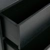 Černý jasanový TV stolek Frax 180 x 40 cm -fv-interier-25