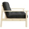 Tmavě šedá trojmístná rozkládací pohovka Karup Design Unwind 218 cm