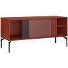 Červený TV stolek Met 116 x 42 cm
