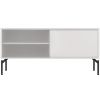Světle šedý TV stolek Met 116 x 42 cm