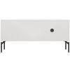 Světle šedý TV stolek Met 116 x 42 cm