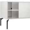Světle šedý TV stolek Met 116 x 42 cm -fv-interier-25