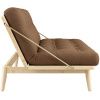 Světle hnědá trojmístná rozkládací pohovka Karup Design Folk 190 cm